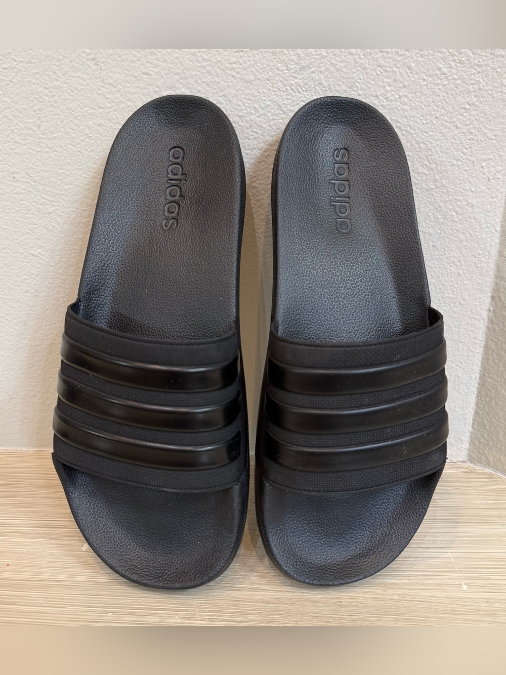 Adidas Men’s Black Slide Sandals size 10